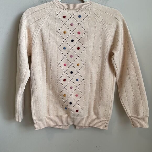Maison Me Pom Pom Cardigan Sweater XS - Picture 5 of 7